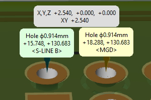 Hole to Hole measurement
